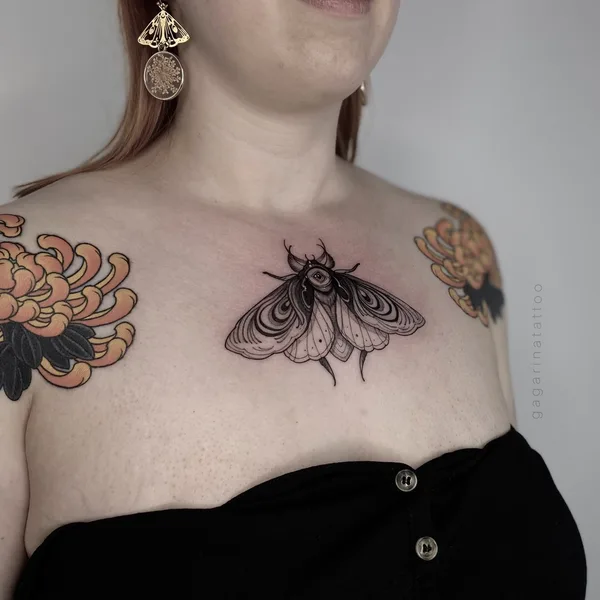 Graphic tattoo by Александра Гагарина in Орёл