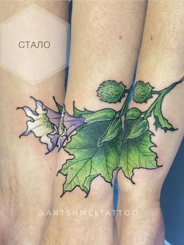 color botanic татуировка на forearm #45122 | Тату мастер Ирина Артшмель