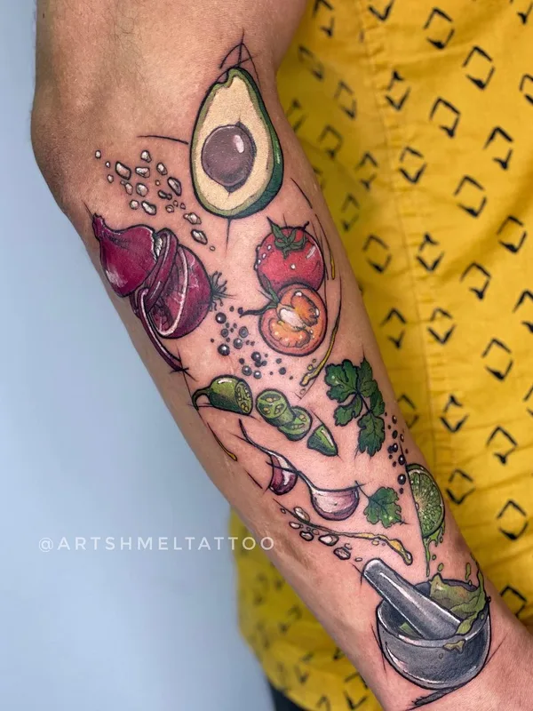 color illustrative татуировка на forearm #45121 | Тату мастер Ирина Артшмель