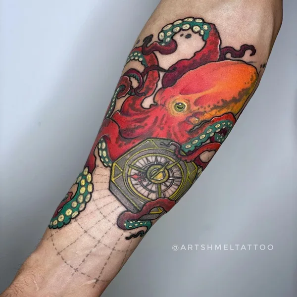 Graphic tattoo by Ирина Артшмель in Moscow