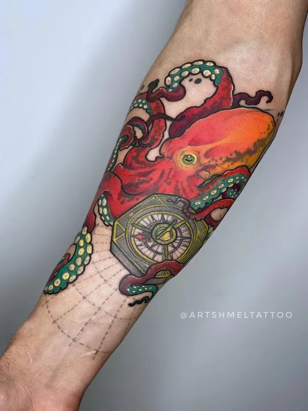 color neo traditional татуировка на forearm #45114 | Тату мастер Ирина Артшмель