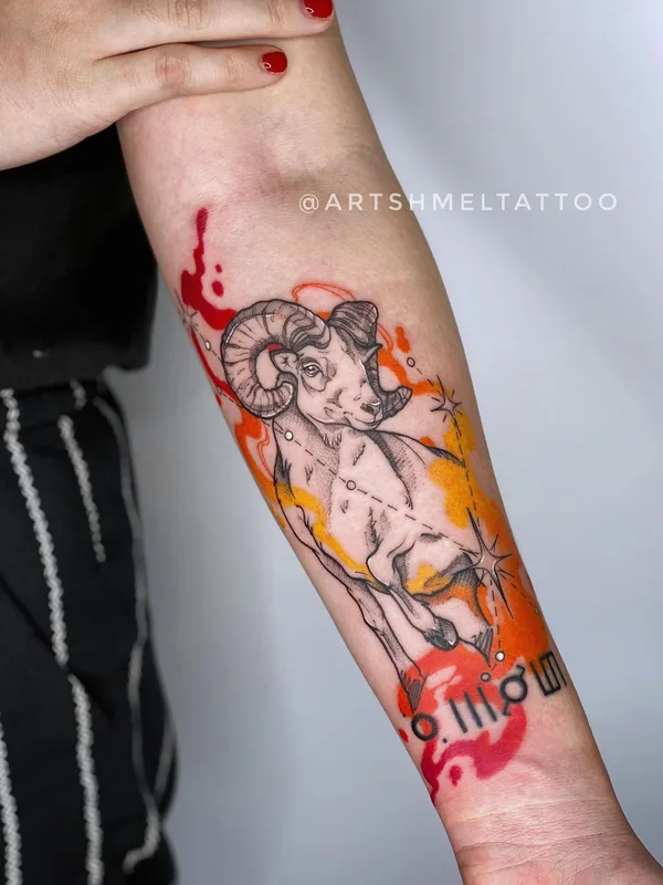 color illustrative татуировка на forearm #45115 | Тату мастер Ирина Артшмель