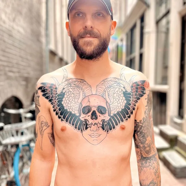 Old School tattoo by Israel Celli in Den Haag