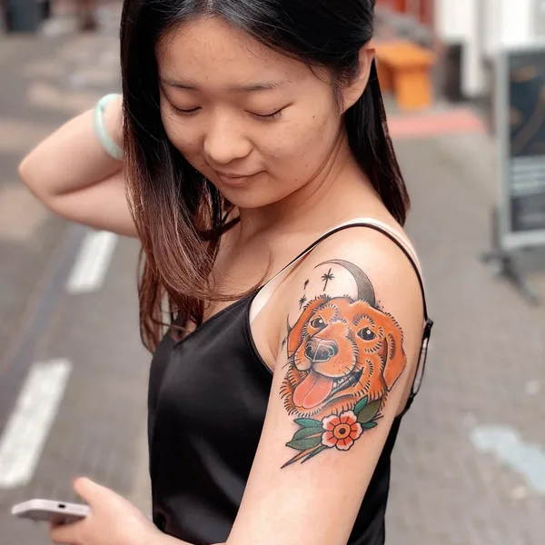 Old School tattoo by Israel Celli in Den Haag