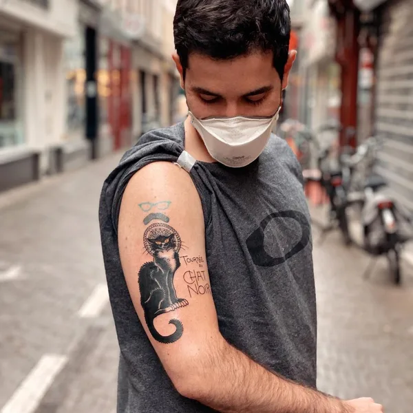 Old School tattoo by Israel Celli in Den Haag