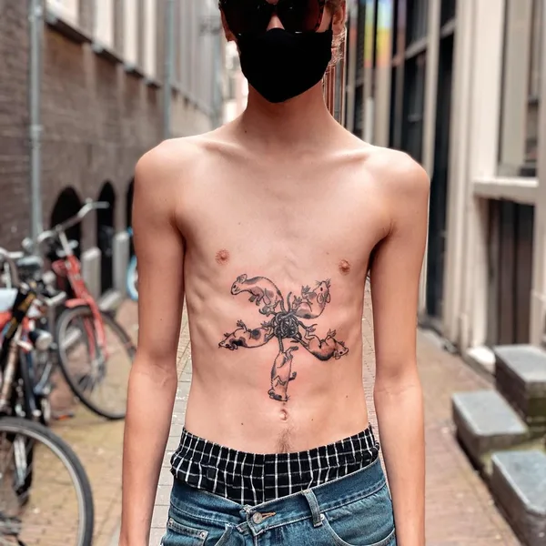 Old School tattoo by Israel Celli in Den Haag