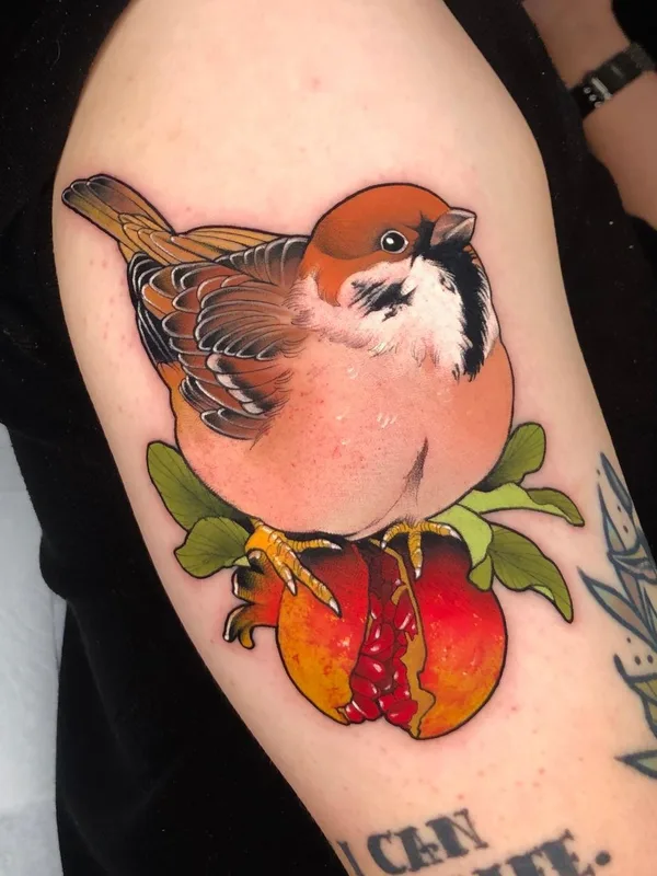 color illustrative Tatuagem em upper arm #45271 | Tatuador Jina Tattooer