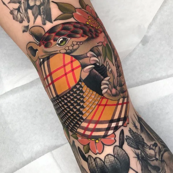 New School tattoo by Jina Tattooer in Seoul