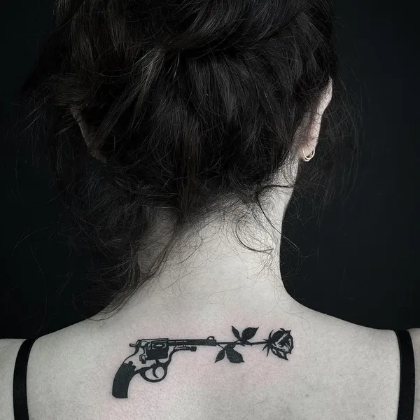 Чёрная tattoo by Noir Noah in Amstelveen