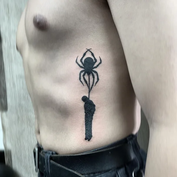Чёрная tattoo by Noir Noah in Amstelveen