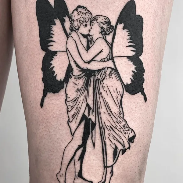 Чёрная tattoo by Noir Noah in Amstelveen