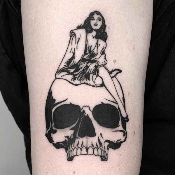 Чёрная tattoo by Noir Noah in Amstelveen