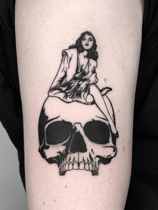black blackwork tatouage sur forearm #45292 | Artiste tatoueur Noir Noah