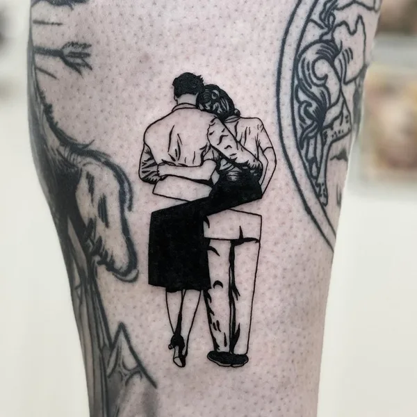 Чёрная tattoo by Noir Noah in Amstelveen
