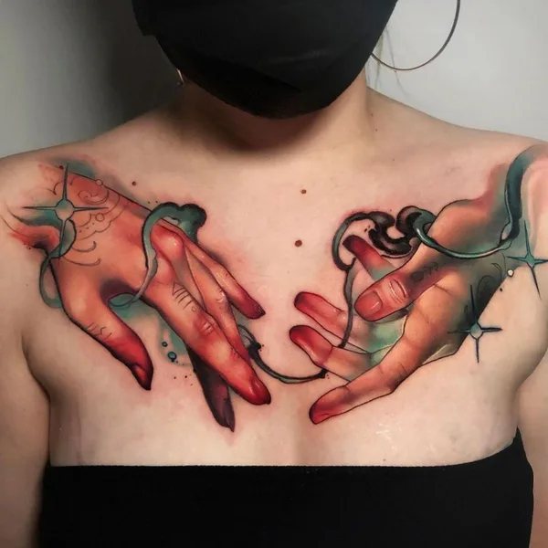 Нео традиционная tattoo by Oash Rodriguez in Madrid