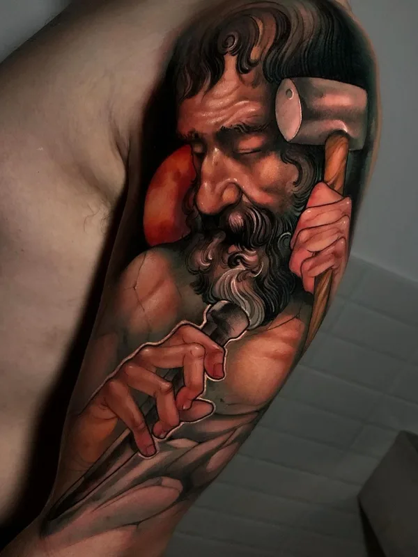 color realism Tatuaggio su full sleeve #45315 | Tatuatore Oash Rodriguez
