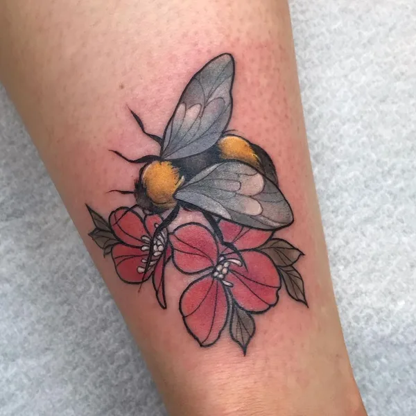 Neo Traditional tattoo by Iris Jasperse  in Amsterdam