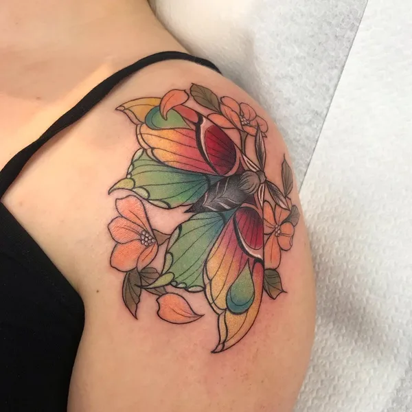 Neo Traditional tattoo by Iris Jasperse  in Amsterdam