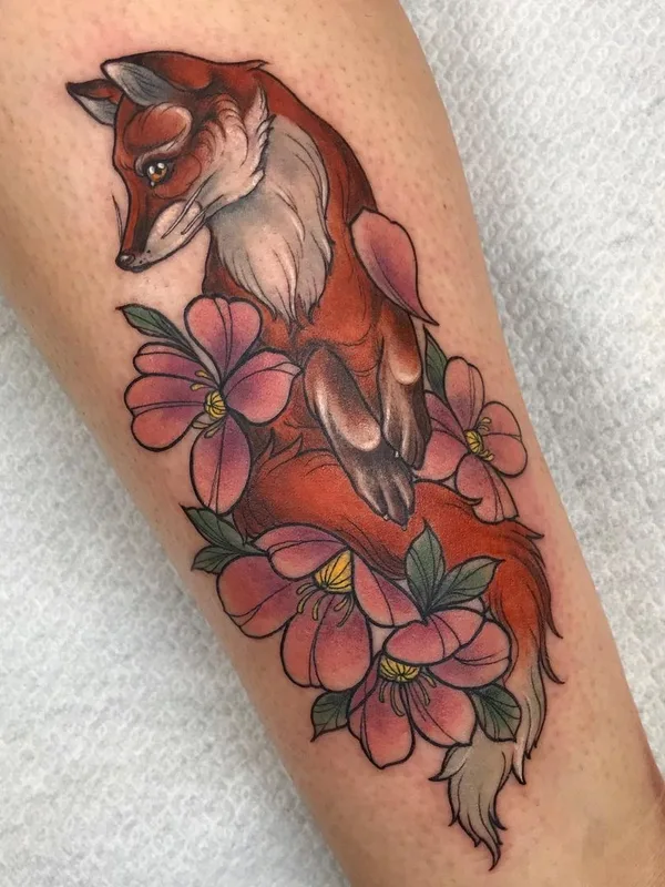 color illustrative Tatuaggio su forearm #45329 | Tatuatore Iris Jasperse 