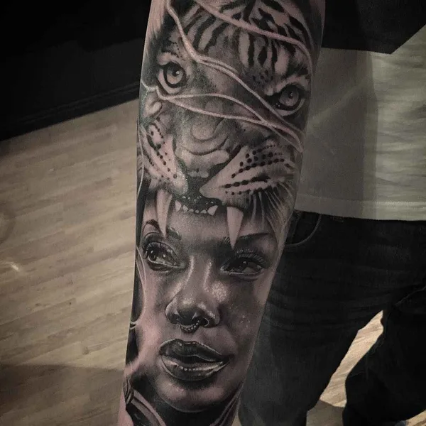Realism tattoo by Niceguy Chris Tattoo in Karlsborg