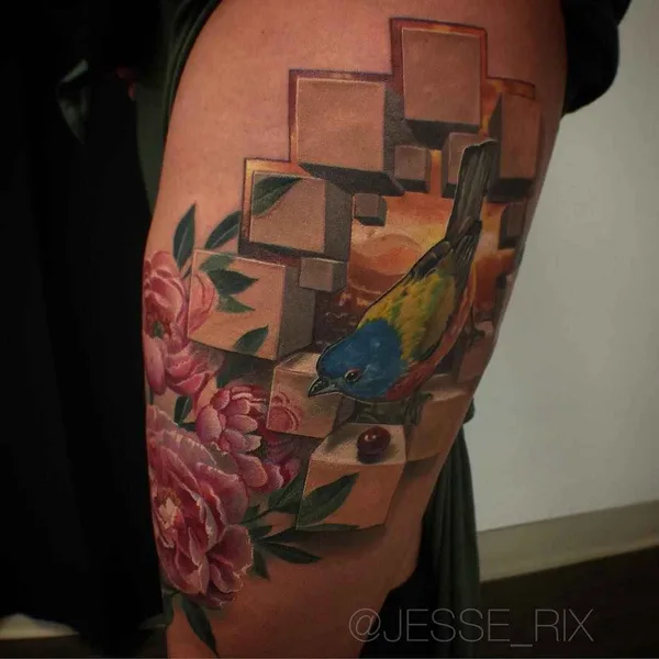 Realism tattoo by Jesse Rix in Keene