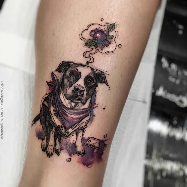 Watercolor tattoo by Felipe Rodrigues (Fe Rod) in São Paulo