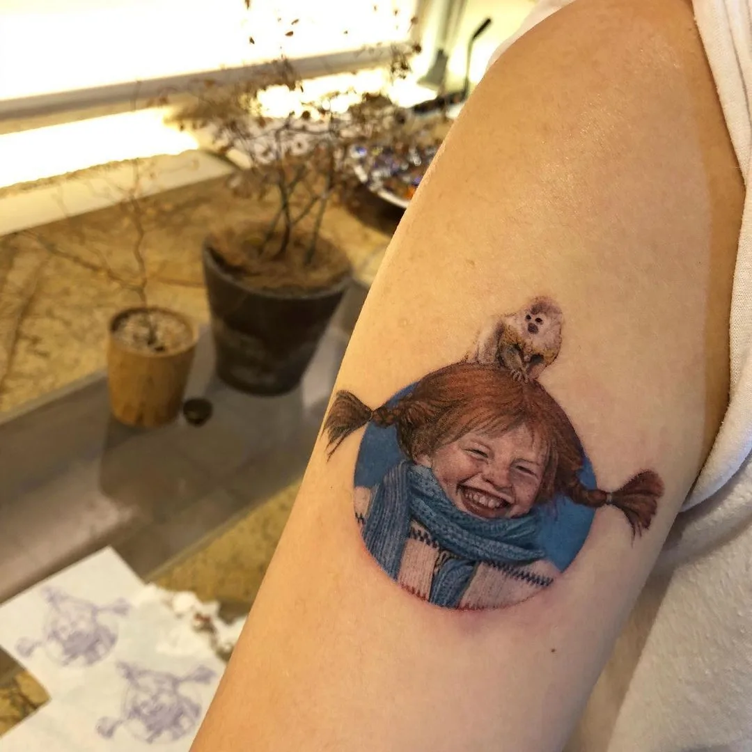 Мини тату реализм