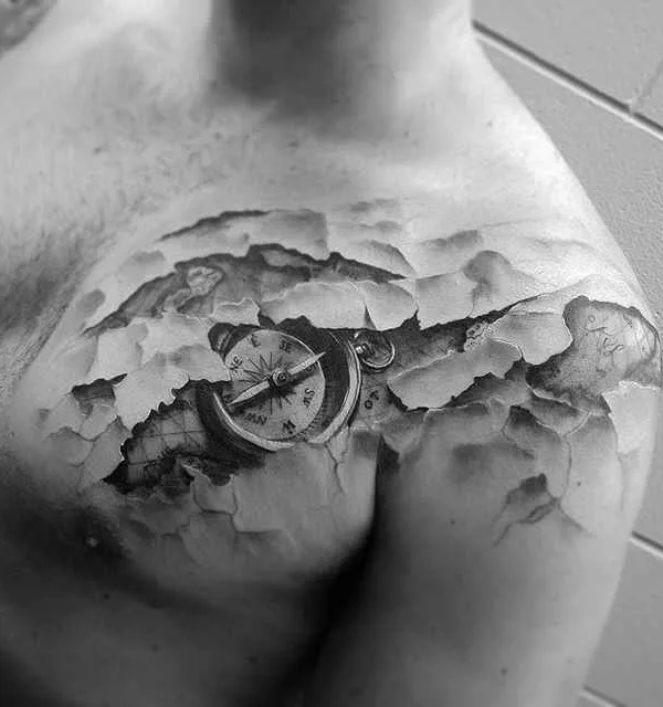 male black realism tatouage sur chest #72 | Artiste tatoueur Karl van der Linden