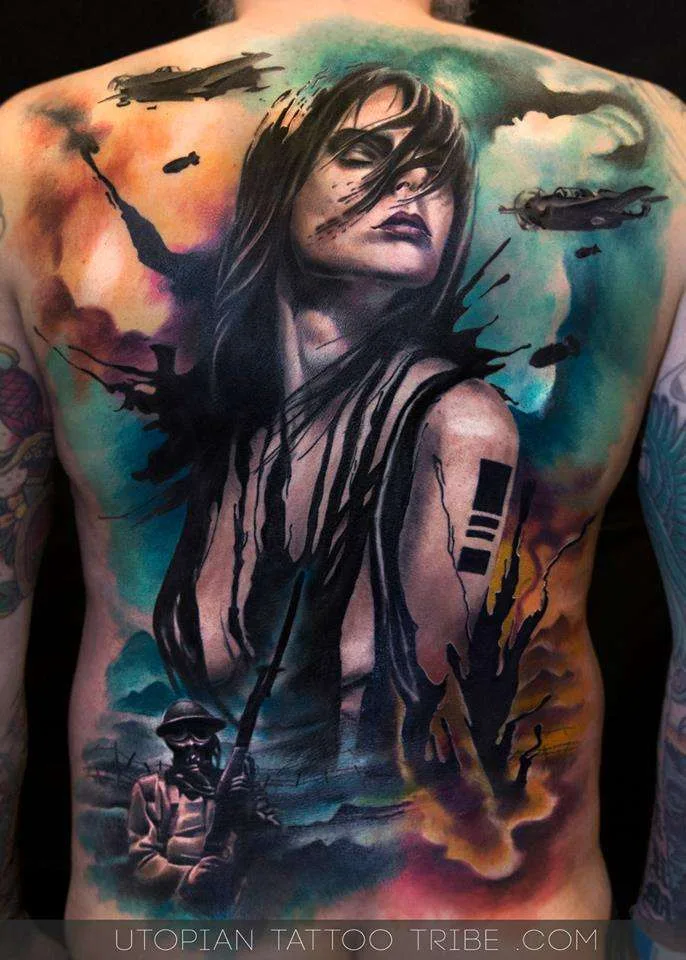 Tattoo artist Charles Huurman hypercolor realism tattoo| Тату мастер Charles Huurman гиперреализм татуировка