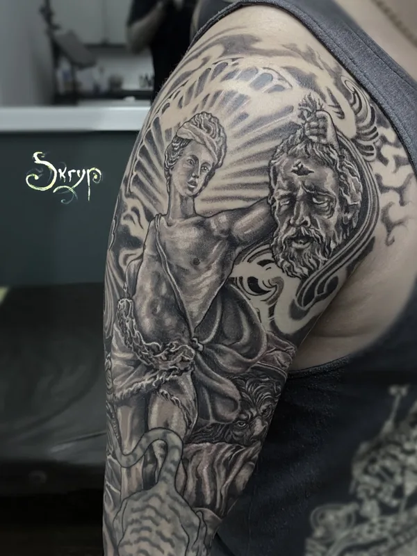 Black & Grey tattoo by Явтушенко Дмитрий