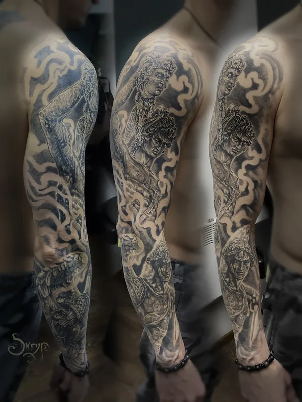 Black & Grey tattoo by Явтушенко Дмитрий