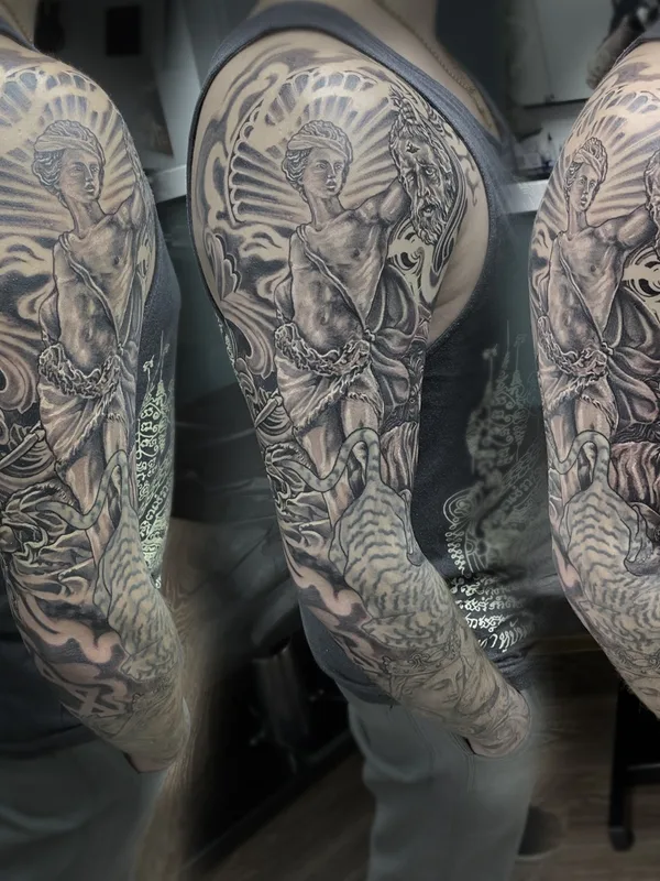 Black & Grey tattoo by Явтушенко Дмитрий