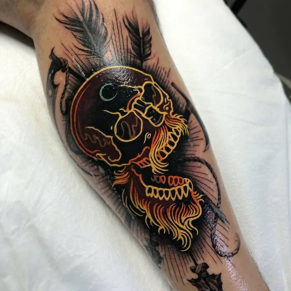 Авторская tattoo by Jake Gordon