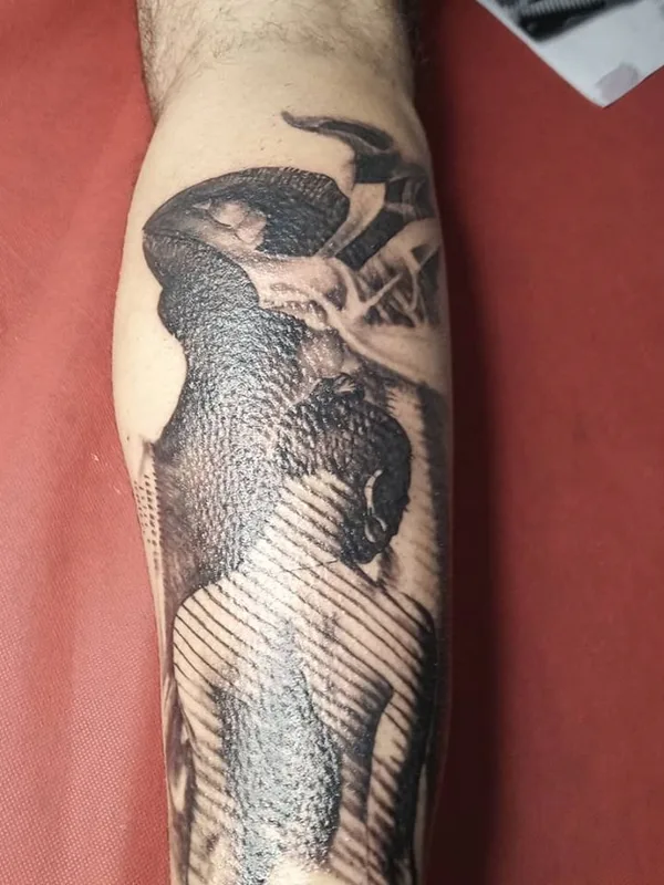 black and grey black and grey татуировка на forearm #34923 | Тату мастер Roman Sniatovskyi