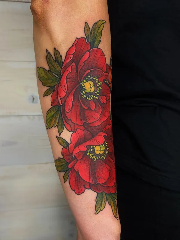 color neo traditional tatuaje en forearm #51045 | Tatuador Анна Назаренко