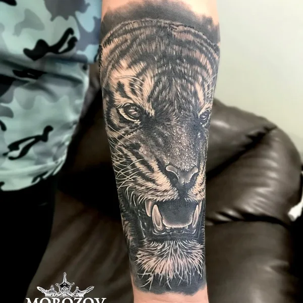 Portrait tattoo by Слава Морозов in Красноярск