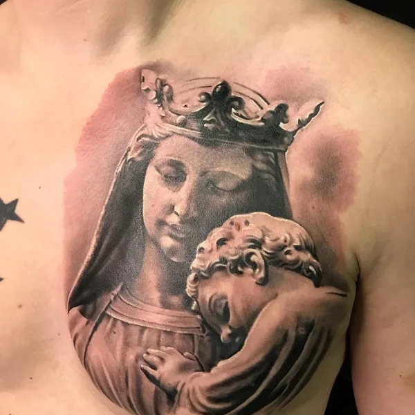 Portrait tattoo by Слава Морозов in Красноярск