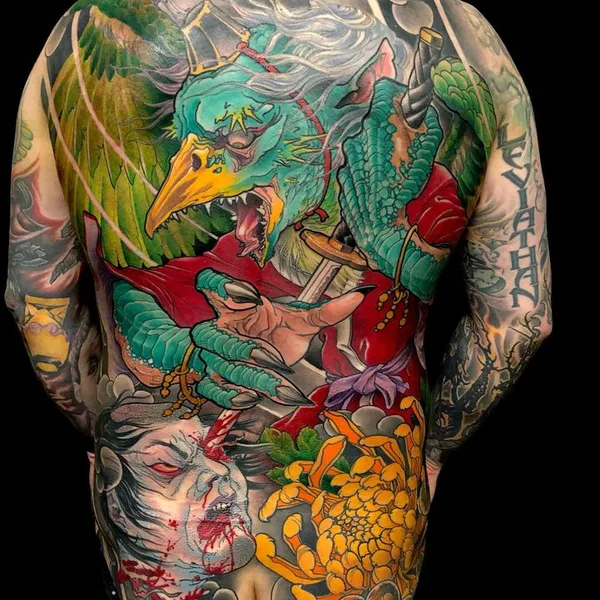 Neo Traditional tattoo by James Tex in Calgary