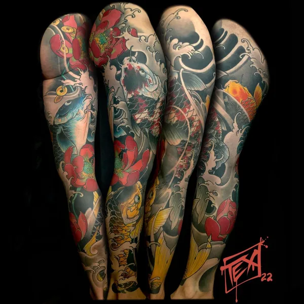 Neo Traditional tattoo by James Tex in Calgary