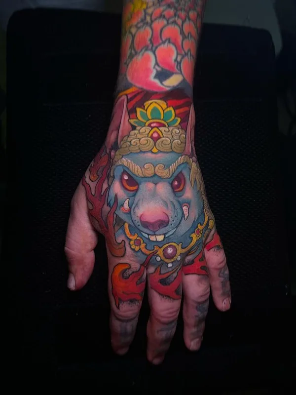 color japanese татуировка на hand #64354 | Тату мастер Victor Chil