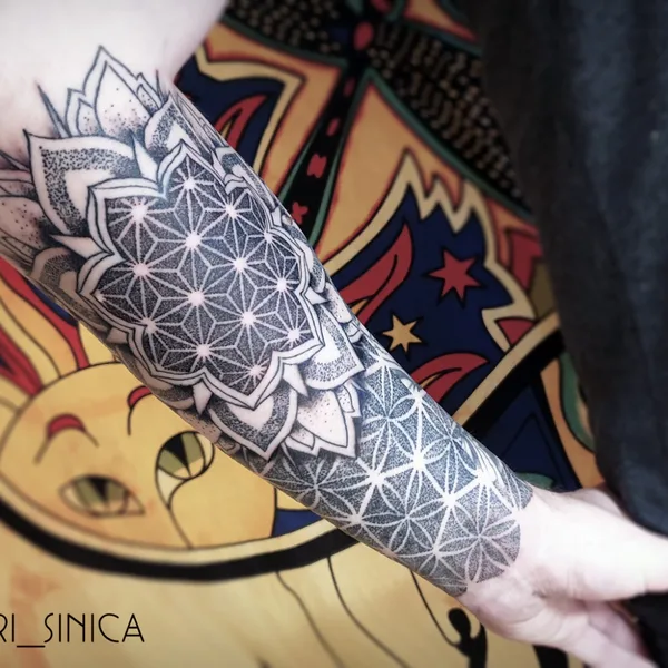 Dotwork tattoo by Мари Синица in Moscow