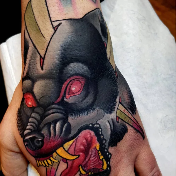 Нео традиционная tattoo by Nicola Nik The Rookie Rinaldi
