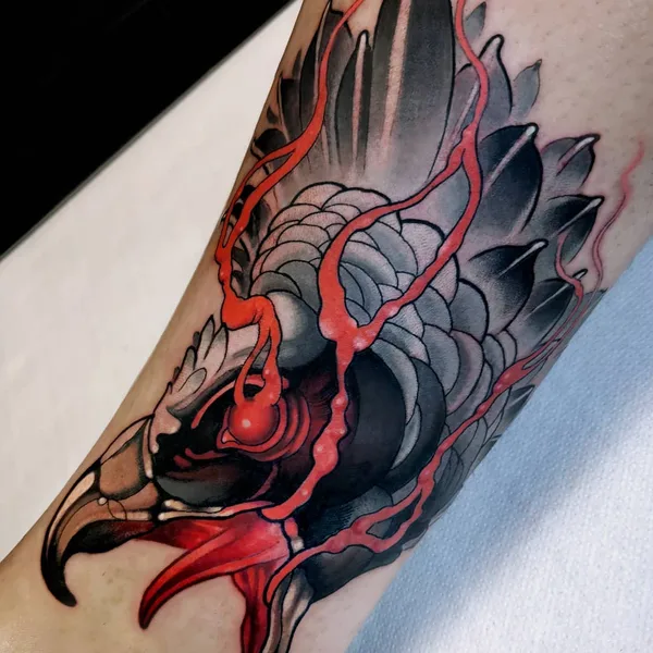 Нео традиционная tattoo by Nicola Nik The Rookie Rinaldi