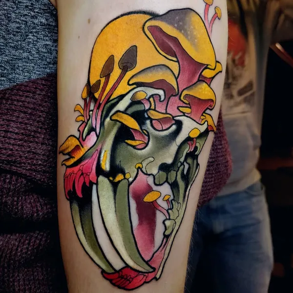 Нео традиционная tattoo by Nicola Nik The Rookie Rinaldi
