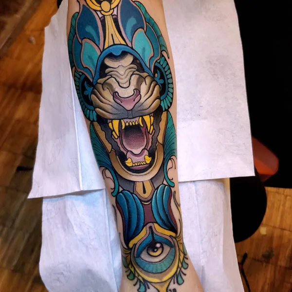 Нео традиционная tattoo by Nicola Nik The Rookie Rinaldi