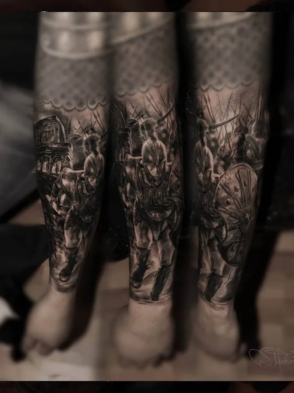 black and grey realism татуировка на forearm #29008 | Тату мастер Слава Яровой