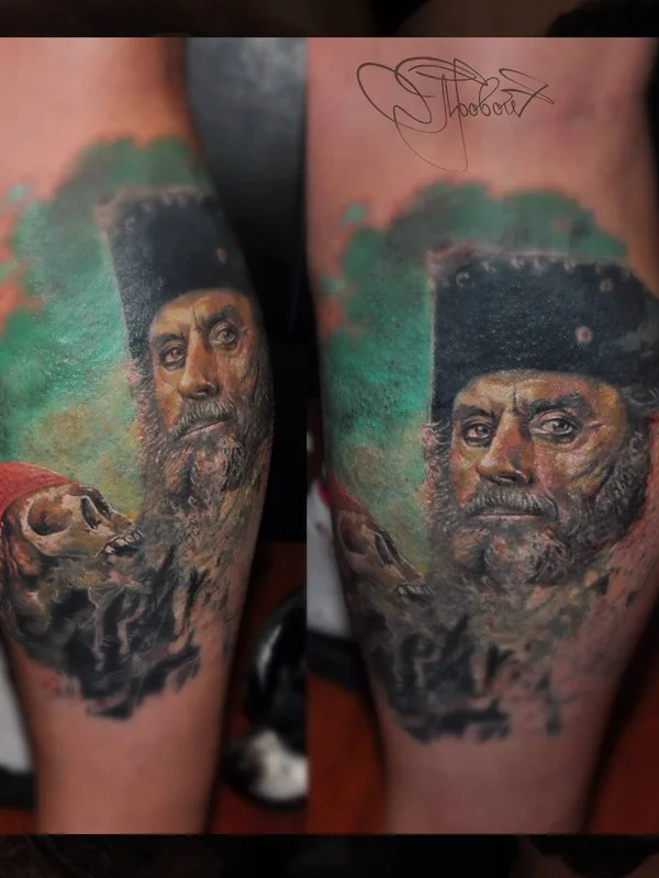 color realism татуировка на calf #29010 | Тату мастер Слава Яровой