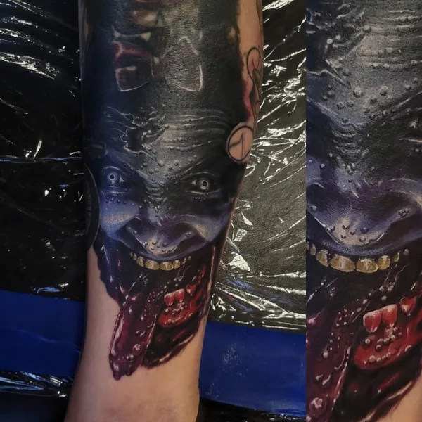 Horror tattoo by Jerry Woempner  in Lake Havasu City