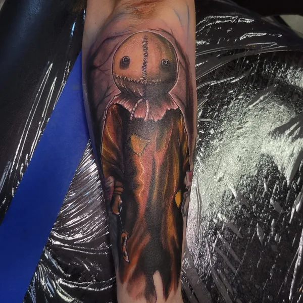 Horror tattoo by Jerry Woempner  in Lake Havasu City