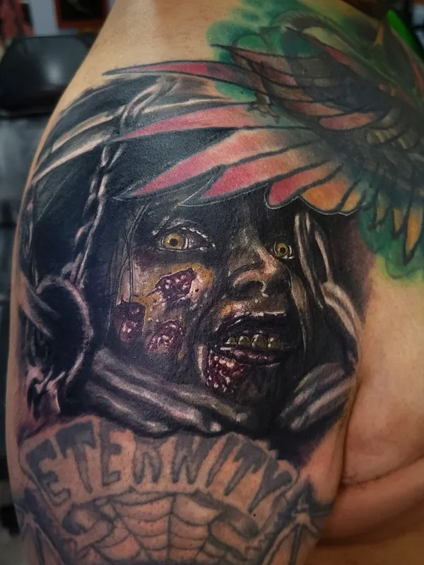 color realism 타투 부위 shoulder #65140 | 타투이스트 Jerry Woempner 